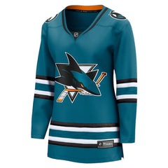 San Jose Sharks - Fanatics Women's Home Breakaway Jersey Teal
