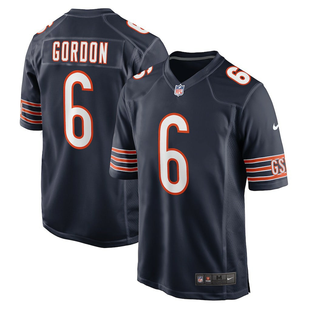 Kyler Gordon Chicago Bears Game Player Jersey - Navy | NFL Jerseys