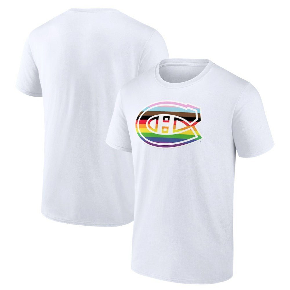 Montreal Canadiens - Team Pride Logo T-Shirt White