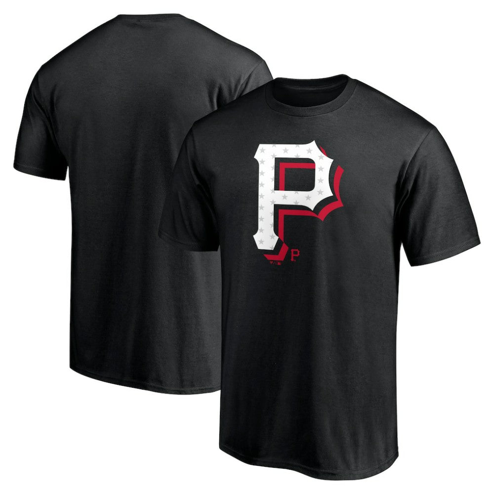 Pittsburgh Pirates Red White and Team T-Shirt Clearance
