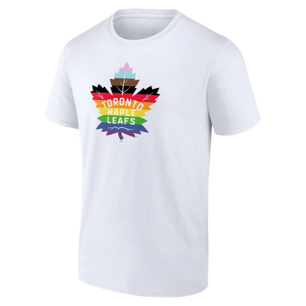 Toronto Maple Leafs - Team Pride Logo T-Shirt White