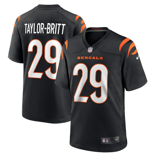 Cam Taylor-Britt Cincinnati Bengals Game Player Jersey - Black | NFL Jerseys