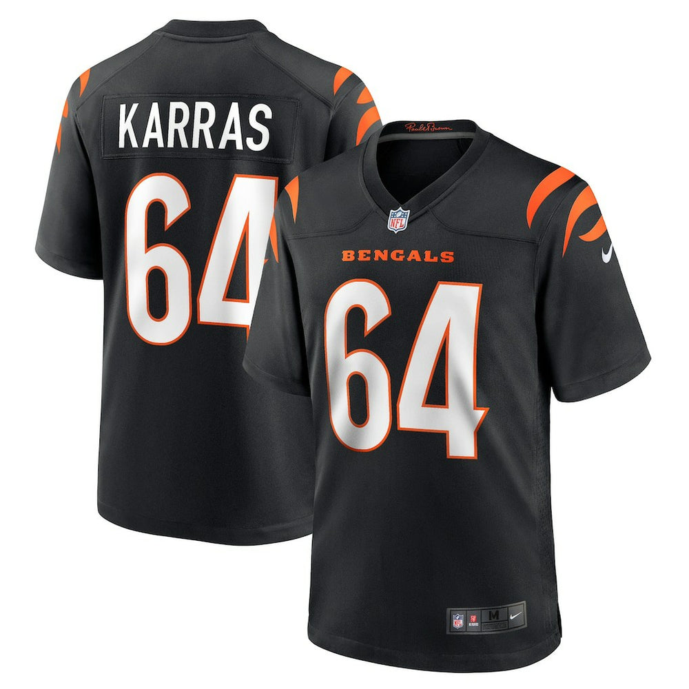 Ted Karras Cincinnati Bengals Game Player Jersey Black - Nike