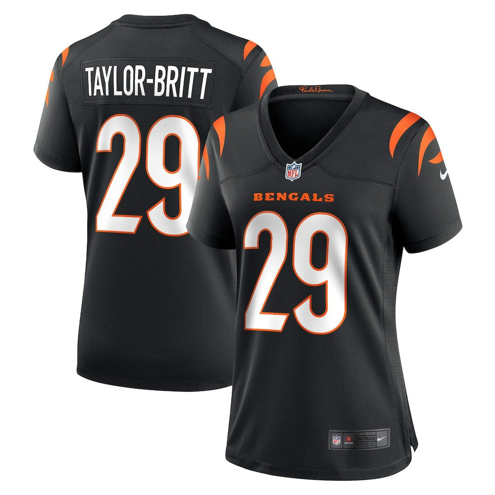 Cam Taylor-Britt Cincinnati Bengals Women's Game Player Jersey Black - Nike