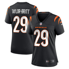 Cam Taylor-Britt Cincinnati Bengals Women's Game Player Jersey Black - Nike