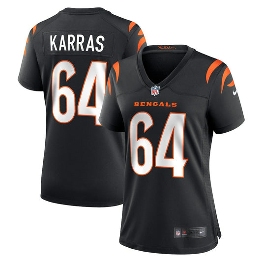 Ted Karras Cincinnati Bengals Women's Game Player Jersey - Black | NFL Jerseys