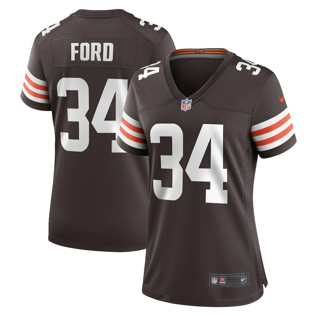 Jerome Ford Cleveland Browns Women's Game Player Jersey Brown - Nike