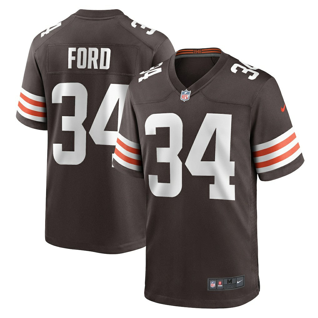 Jerome Ford Cleveland Browns Game Player Jersey Brown - Nike