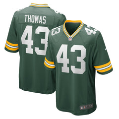 Kiondre Thomas Green Bay Packers Game Player Jersey Green - Nike