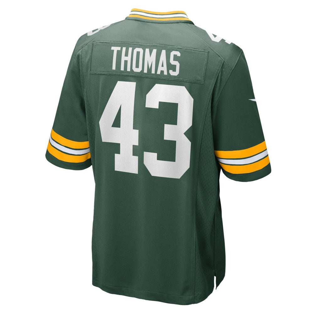 Kiondre Thomas Green Bay Packers Game Player Jersey Green - Nike
