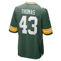 Kiondre Thomas Green Bay Packers Game Player Jersey Green - Nike