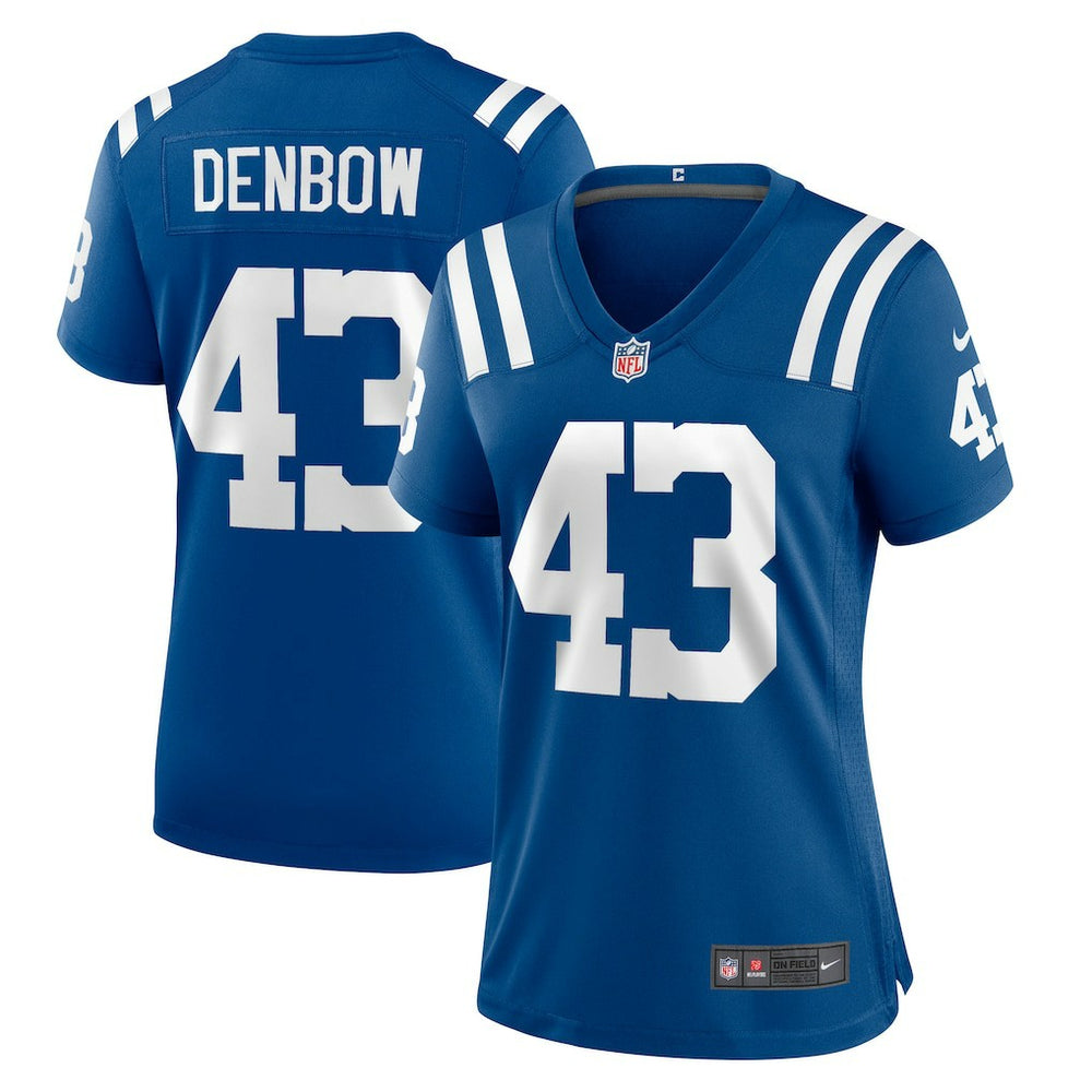 Trevor Denbow Indianapolis Colts Women's Game Player Jersey Royal - Nike