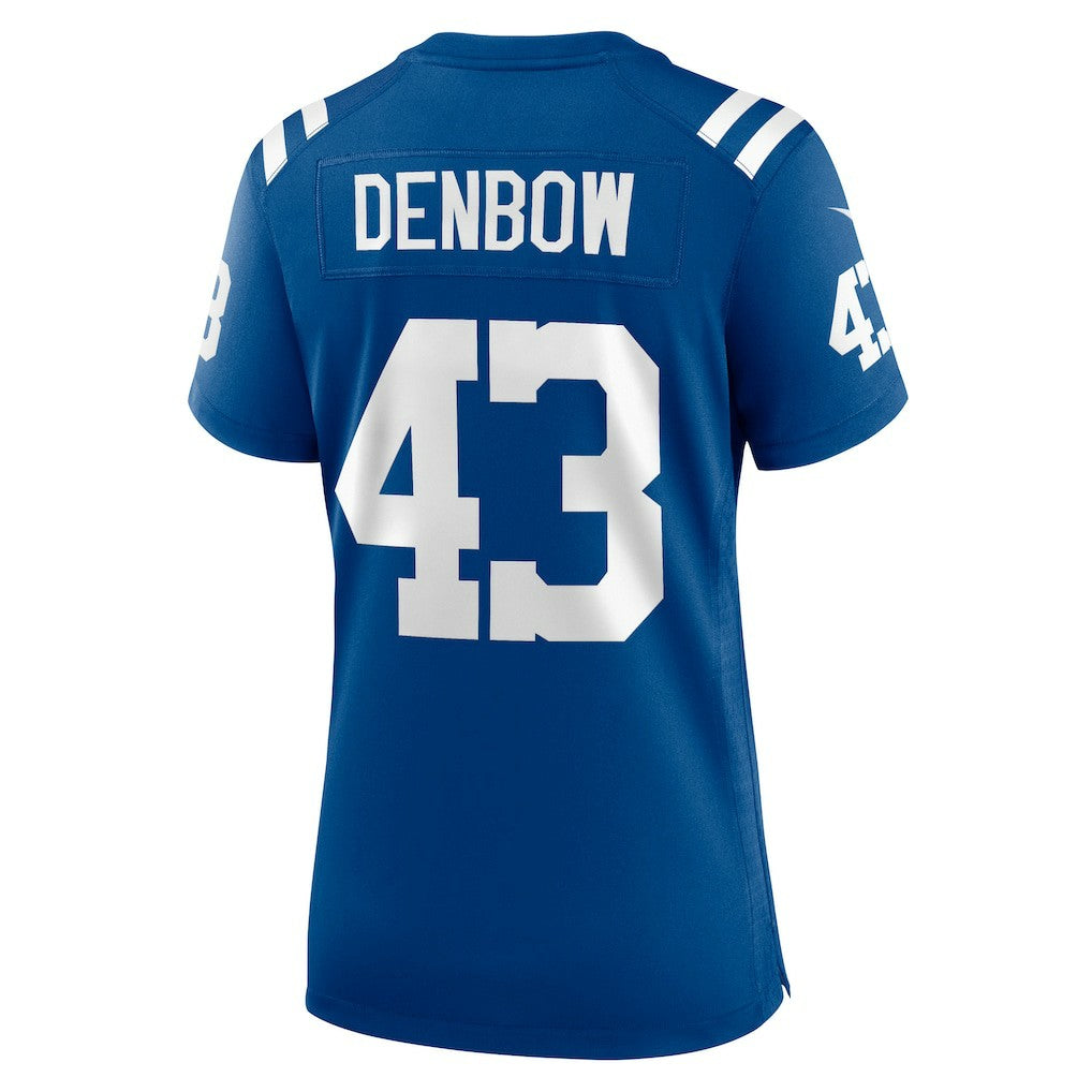 Trevor Denbow Indianapolis Colts Women's Game Player Jersey Royal - Nike