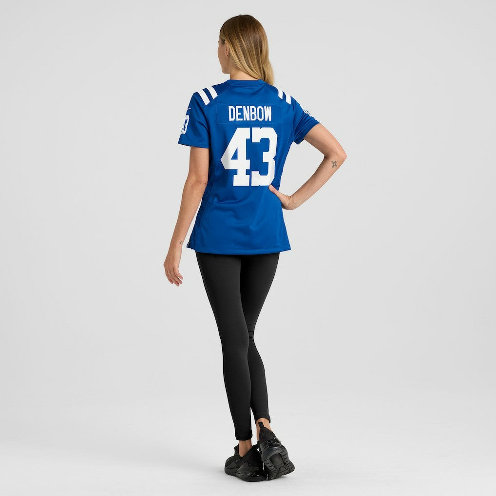 Trevor Denbow Indianapolis Colts Women's Game Player Jersey Royal - Nike