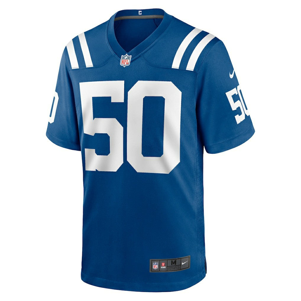 Segun Olubi Indianapolis Colts Game Player Jersey Royal - Nike