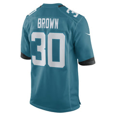 Montaric Brown Jacksonville Jaguars Game Player Jersey Teal - Nike