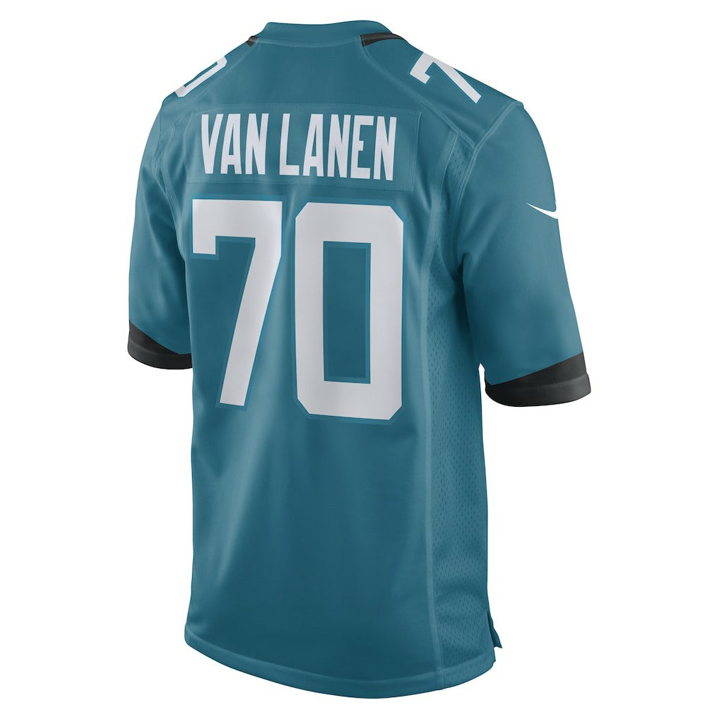 Cole Van Lanen Jacksonville Jaguars Game Player Jersey - Teal | NFL Jerseys