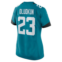 Foyesade Oluokun Jacksonville Jaguars Women's Game Player Jersey Teal - Nike