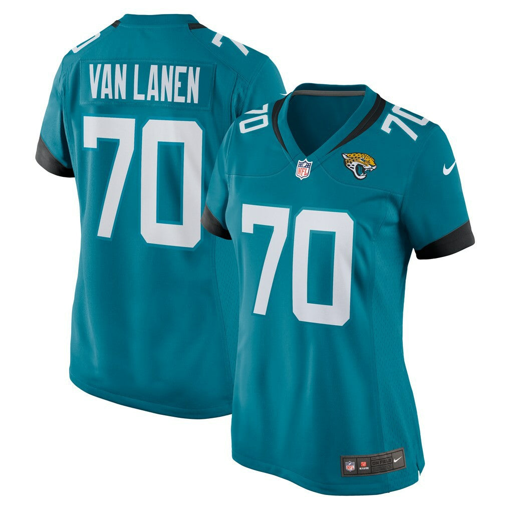 Cole Van Lanen Jacksonville Jaguars Women's Game Player Jersey Teal - Nike