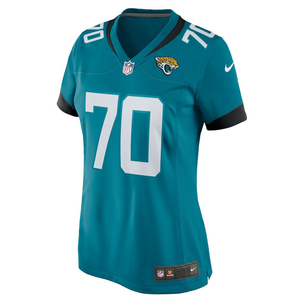 Cole Van Lanen Jacksonville Jaguars Women's Game Player Jersey Teal - Nike