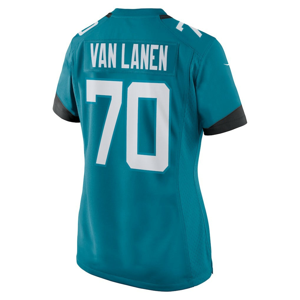 Cole Van Lanen Jacksonville Jaguars Women's Game Player Jersey Teal - Nike