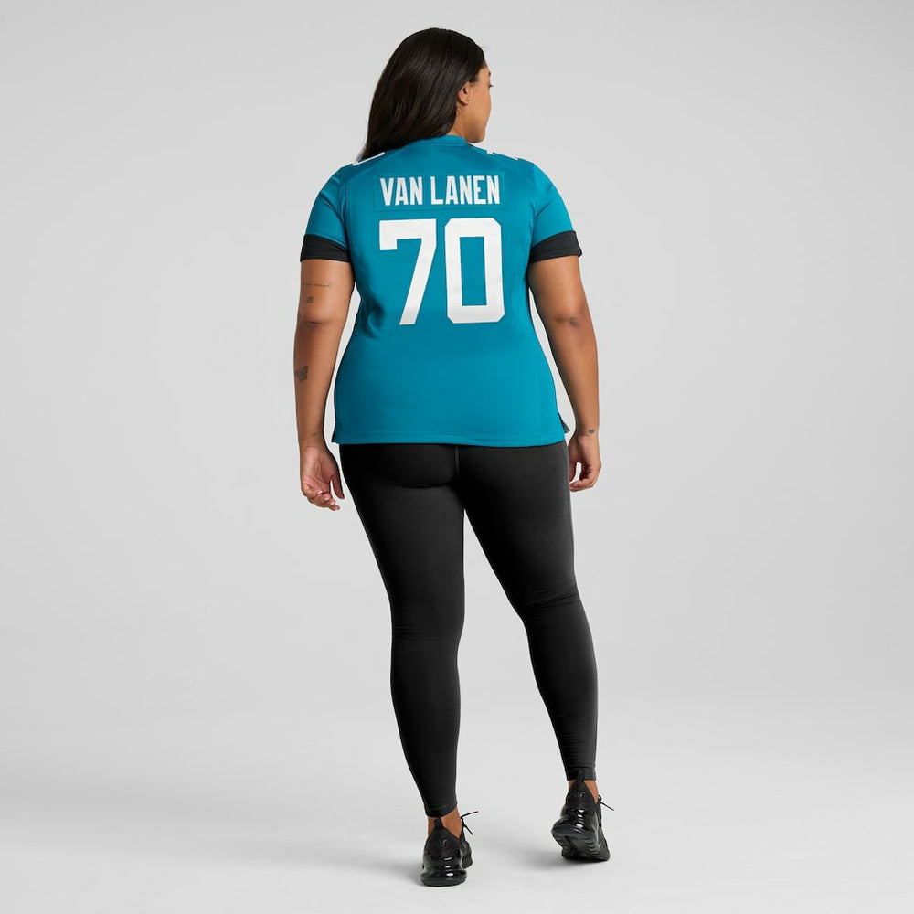 Cole Van Lanen Jacksonville Jaguars Women's Game Player Jersey Teal - Nike
