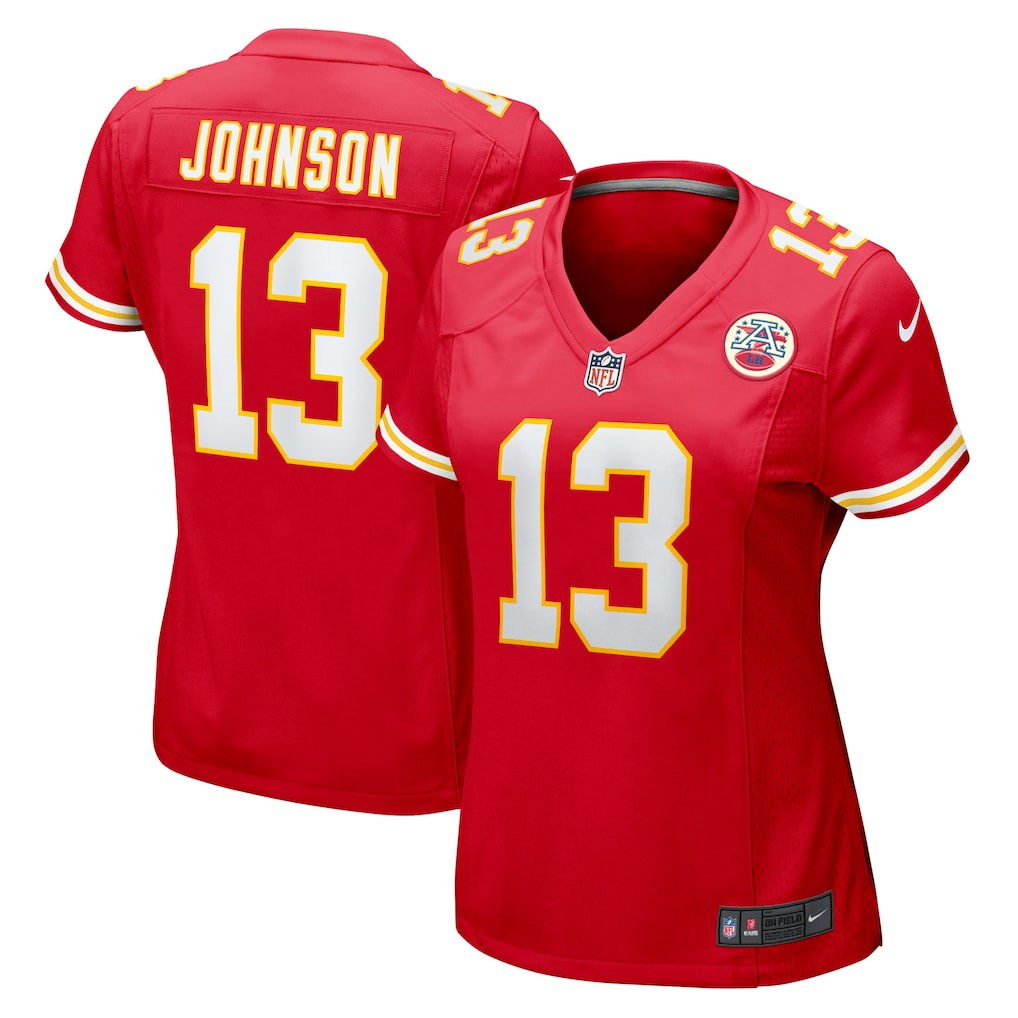 Nazeeh Johnson Kansas City Chiefs Women's Game Player Jersey Red - Nike