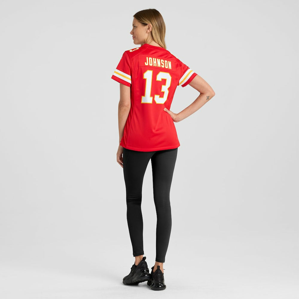 Nazeeh Johnson Kansas City Chiefs Women's Game Player Jersey Red - Nike