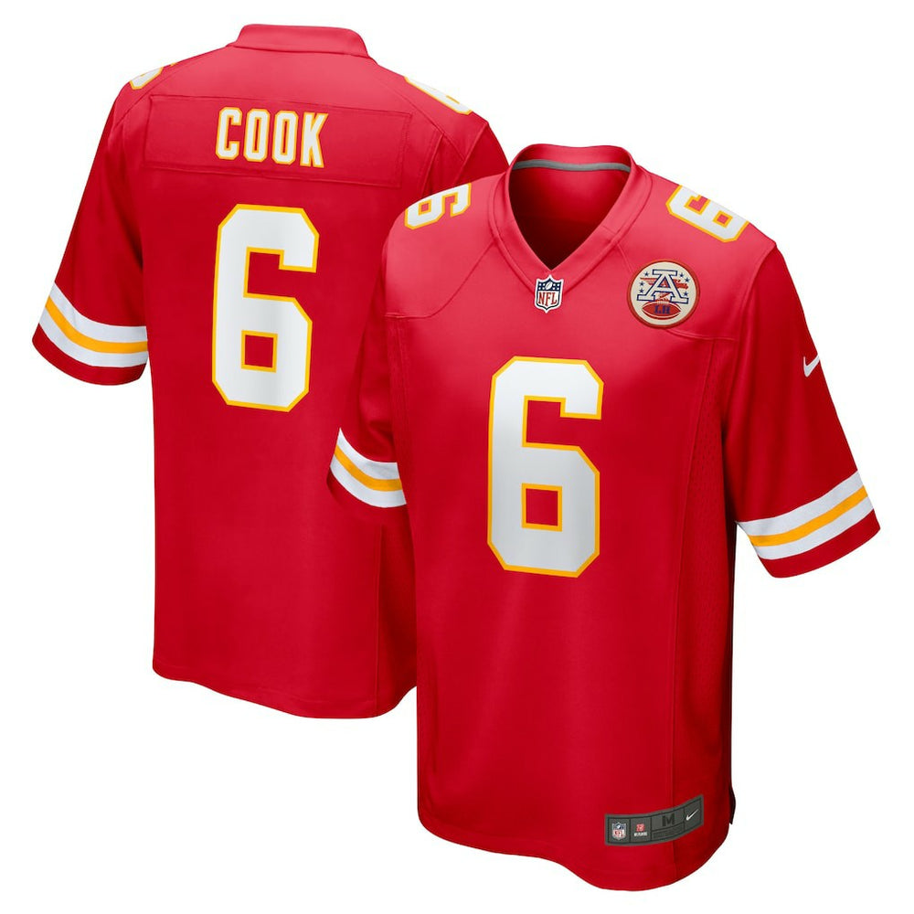 Bryan Cook Kansas City Chiefs Game Player Jersey Red - Nike