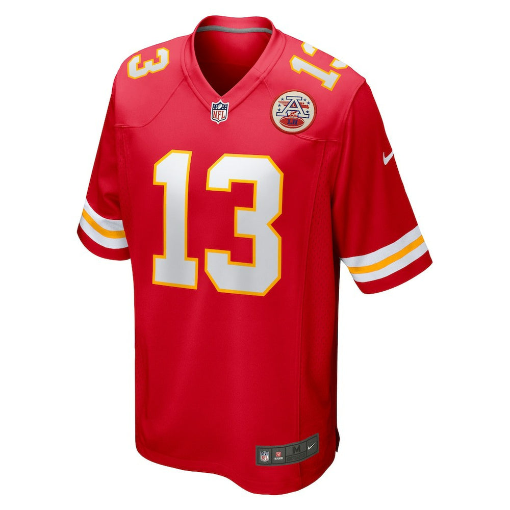 Nazeeh Johnson Kansas City Chiefs Game Player Jersey Red - Nike
