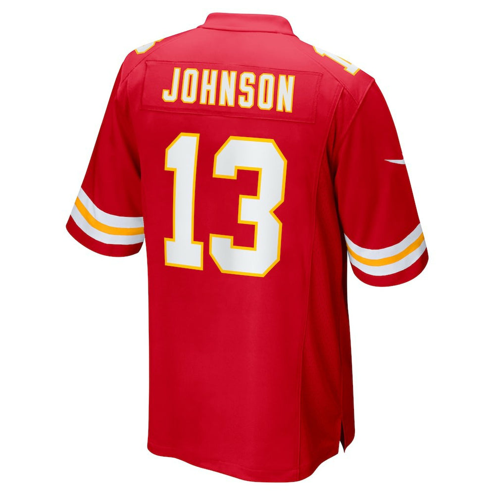 Nazeeh Johnson Kansas City Chiefs Game Player Jersey Red - Nike