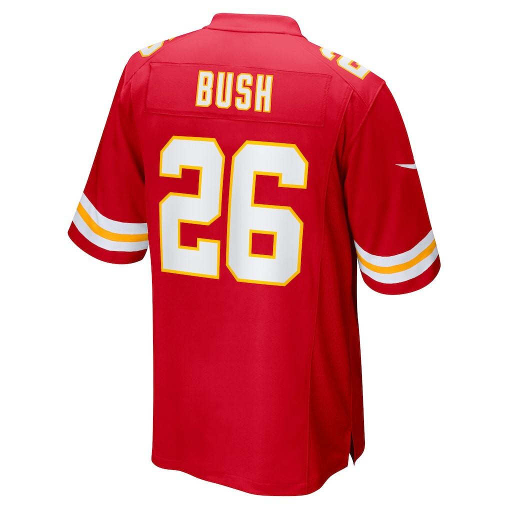 Deon Bush Kansas City Chiefs Game Player Jersey - Red | NFL Jerseys