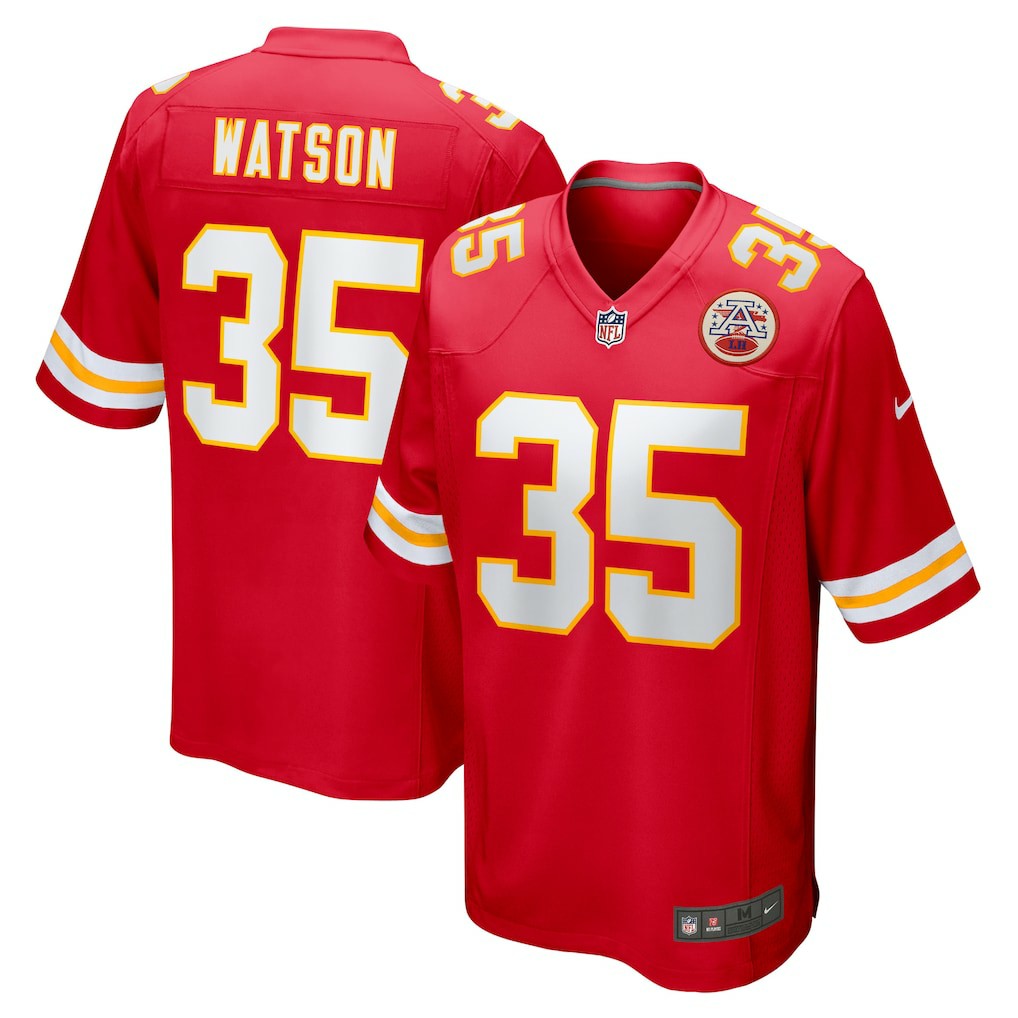 Jaylen Watson Kansas City Chiefs Game Player Jersey Red - Nike