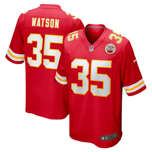 Jaylen Watson Kansas City Chiefs Game Player Jersey - Red | NFL Jerseys
