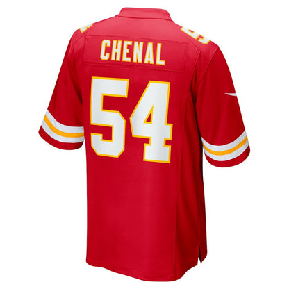 Leo Chenal Kansas City Chiefs Game Player Jersey - Red | NFL Jerseys