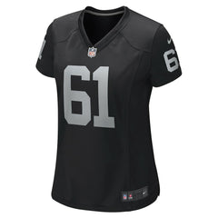 Jordan Meredith Las Vegas Raiders Women's Game Player Jersey Black - Nike