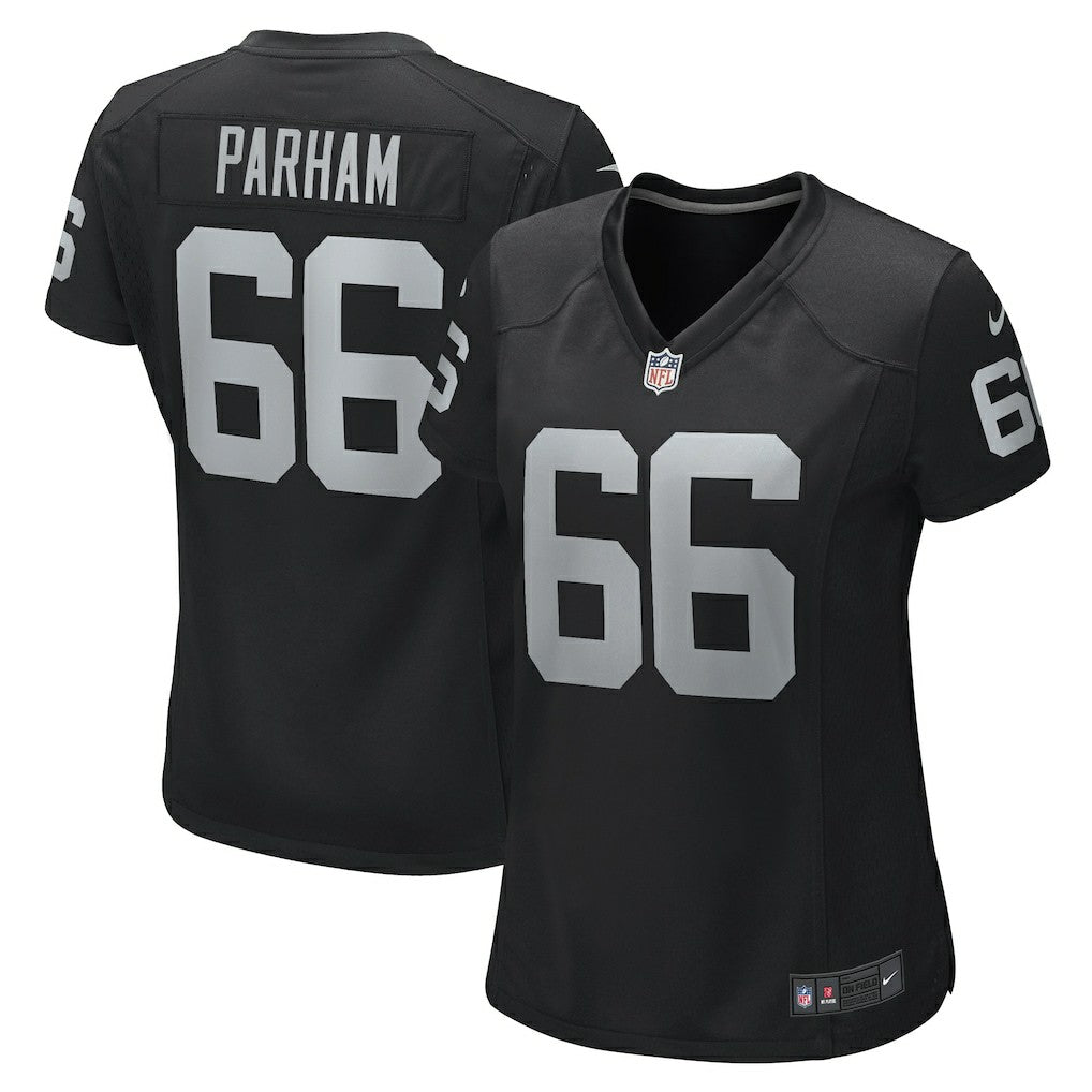 Dylan Parham Las Vegas Raiders Women's Game Player Jersey Black - Nike