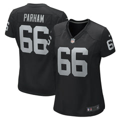 Dylan Parham Las Vegas Raiders Women's Game Player Jersey Black - Nike
