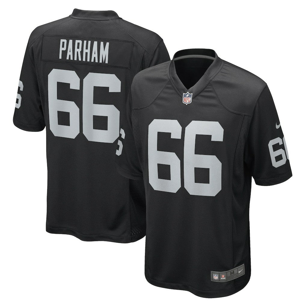Dylan Parham Las Vegas Raiders Game Player Jersey Black - Nike