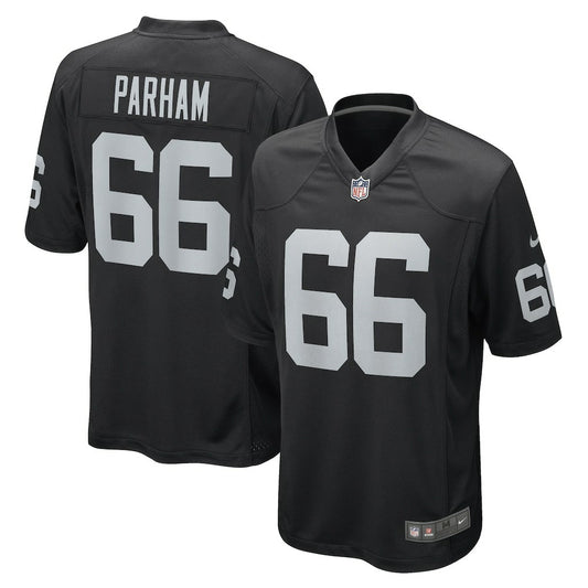 Dylan Parham Las Vegas Raiders Game Player Jersey - Black | NFL Jerseys