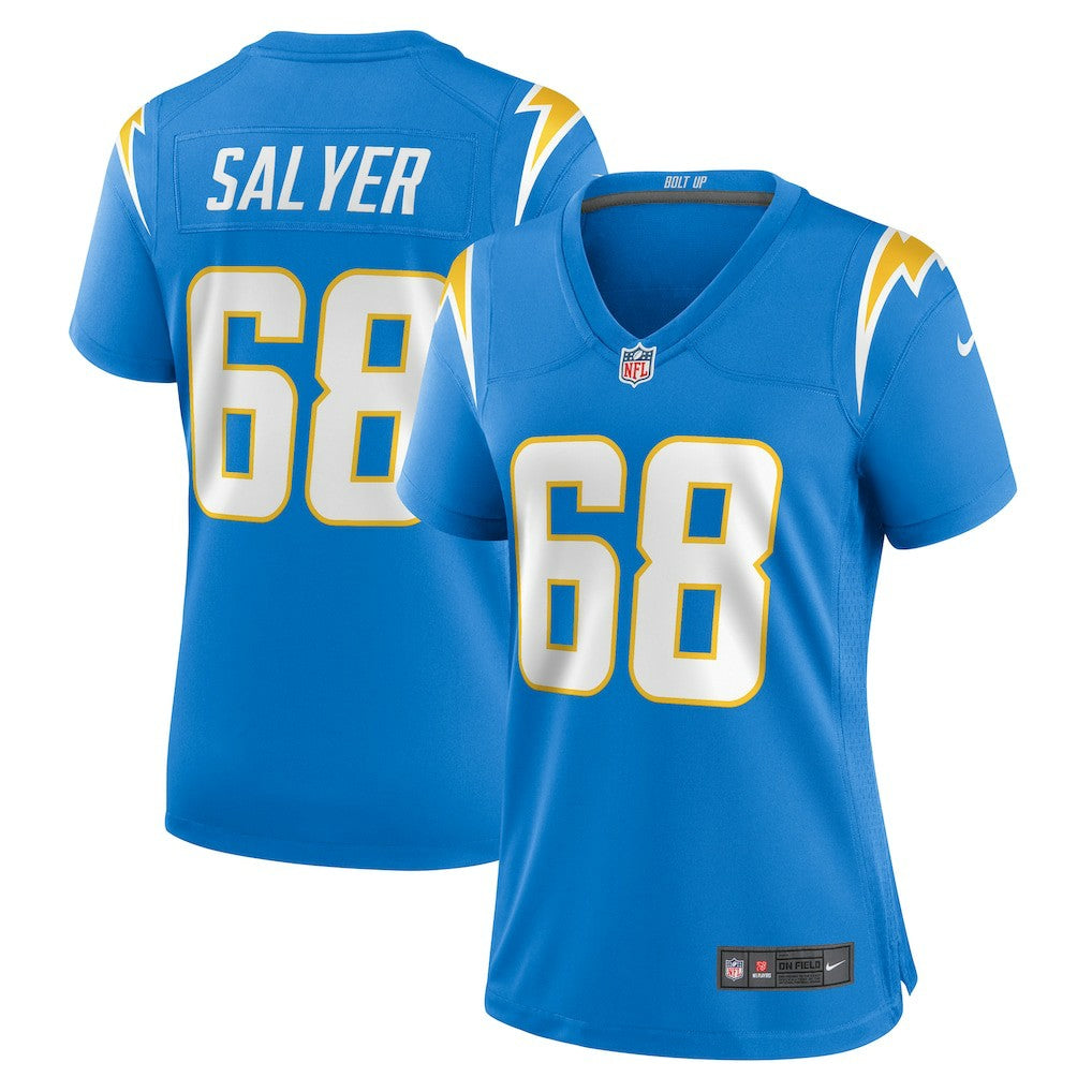 Jamaree Salyer Los Angeles Chargers Women's Game Player Jersey - Powder Blue | NFL Jerseys