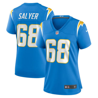 Jamaree Salyer Los Angeles Chargers Women's Game Player Jersey - Powder Blue | NFL Jerseys