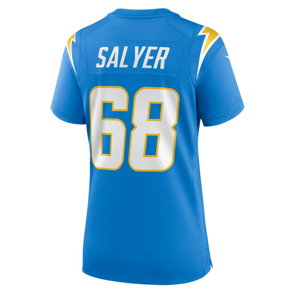 Jamaree Salyer Los Angeles Chargers Women's Game Player Jersey - Powder Blue | NFL Jerseys