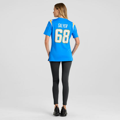 Jamaree Salyer Los Angeles Chargers Women's Game Player Jersey - Powder Blue | NFL Jerseys