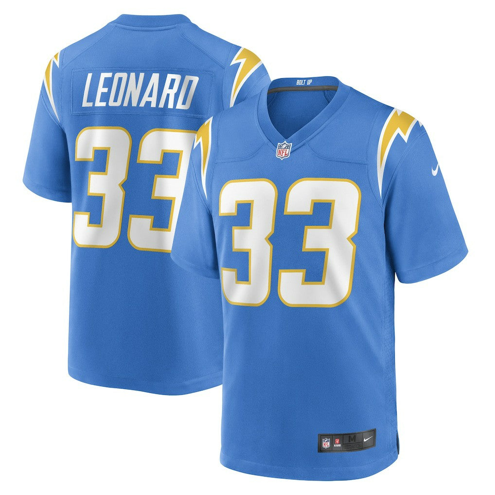 Deane Leonard Los Angeles Chargers Game Player Jersey Powder Blue - Nike