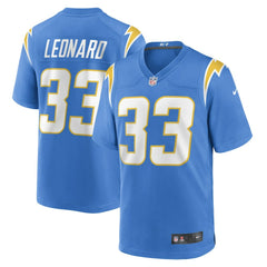Deane Leonard Los Angeles Chargers Game Player Jersey Powder Blue - Nike