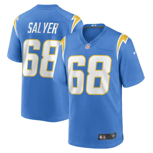 Jamaree Salyer Los Angeles Chargers Game Player Jersey - Powder Blue | NFL Jerseys