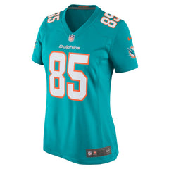 River Cracraft Miami Dolphins Women's Game Player Jersey Aqua - Nike