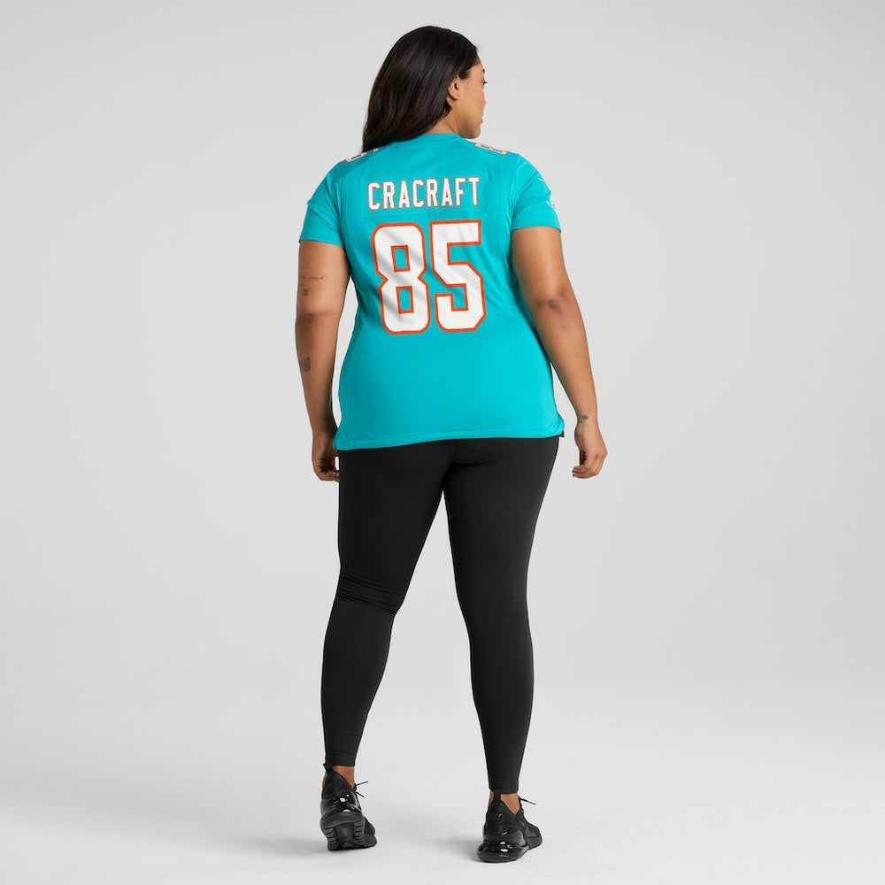 River Cracraft Miami Dolphins Women's Game Player Jersey Aqua - Nike