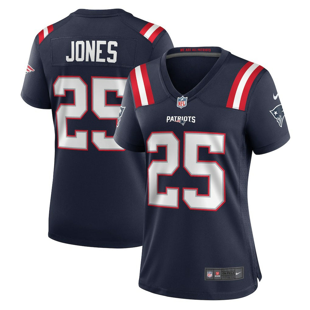 Marcus Jones New England Patriots Women's Game Jersey Navy - Nike
